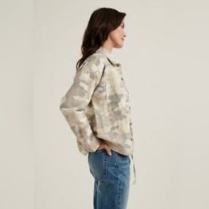 Lucky Brand Cinched Camo Utility Jacket XS